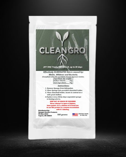CleanGro XT Slow Release Odor Eliminator | Eliminates Oder caused by Mold, Mildew & Bacteria | 30-Day Mold & Mildew Treatment