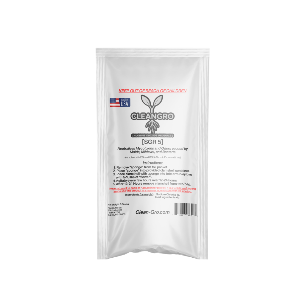 CleanGro SGR 5 Flower Remediation Pack